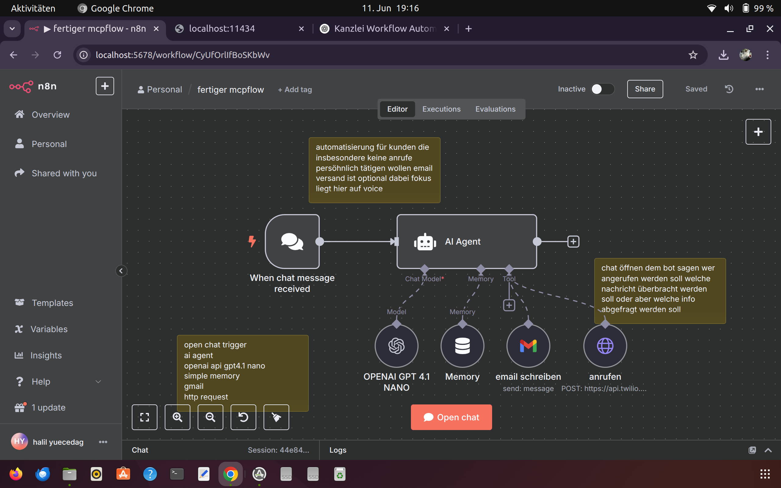 MCP Akış Entegrasyonu İş Akışı